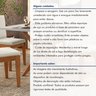 Conjunto Sala de Jantar Mesa Donna com 4 Cadeiras Lady em Madeira Maciça - 16