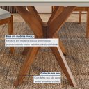 Ver imagem 3 de Conjunto Sala de Jantar Mesa Donna com 4 Cadeiras Rainha em Madeira Maciça