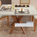 Ver imagem 5 de Conjunto Sala de Jantar Mesa Donna com 4 Cadeiras Rainha em Madeira Maciça