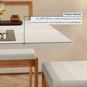 Ver imagem 4 de Conjunto Sala de Jantar Mesa Donna com 4 Cadeiras Rainha em Madeira Maciça