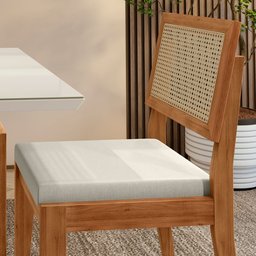 Conjunto Sala de Jantar Mesa Donna com 4 Cadeiras Rainha em Madeira Maciça - 11