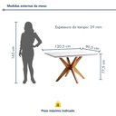 Ver imagem 4 de Conjunto Sala de Jantar Mesa Donna com 4 Cadeiras Rainha em Madeira Maciça
