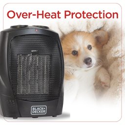 Black+decker Aquecedor Portátil com Alça, 750w/1500w (preto) - 8