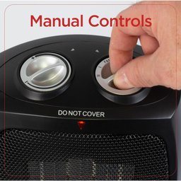 Black+decker Aquecedor Portátil com Alça, 750w/1500w (preto) - 3