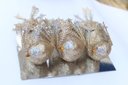 Ver imagem 1 de Kit 3 Decoração Natal Presilha Pássaro com Glitter Bronze