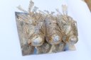 Ver imagem 2 de Kit 3 Decoração Natal Presilha Pássaro com Glitter Bronze