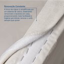 Ver mais imagens de Sofá Modular 2 Lugares com Chaise e Pé Metal Sôma CabeCasa MadeiraOriginals Bege Natural