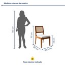 Ver imagem 5 de Conjunto Sala de Jantar Mesa Monalisa com 6 Cadeiras Rainha em Madeira Maciça
