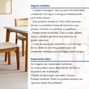 Ver mais imagens de Conjunto Sala de Jantar Mesa Monalisa com 6 Cadeiras Rainha em Madeira Maciça