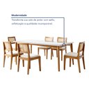 Ver imagem 6 de Conjunto Sala de Jantar Mesa Monalisa com 6 Cadeiras Rainha em Madeira Maciça