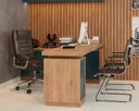 Ver imagem 4 de Cadeira Califórnia Ergonômica Couro Ecológico com Regulagem Cor:preta