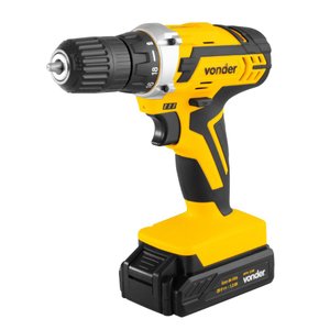 Parafusadeira e Furadeira À Bateria 20v Vonder Pfv 238 Bivolt Automática para Carregamento Rápido