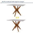 Ver imagem 5 de Mesa de Jantar para 4 Lugares 120x90cm Donna em Madeira Maciça