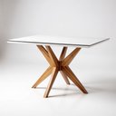 Ver imagem 3 de Mesa de Jantar para 4 Lugares 120x90cm Donna em Madeira Maciça