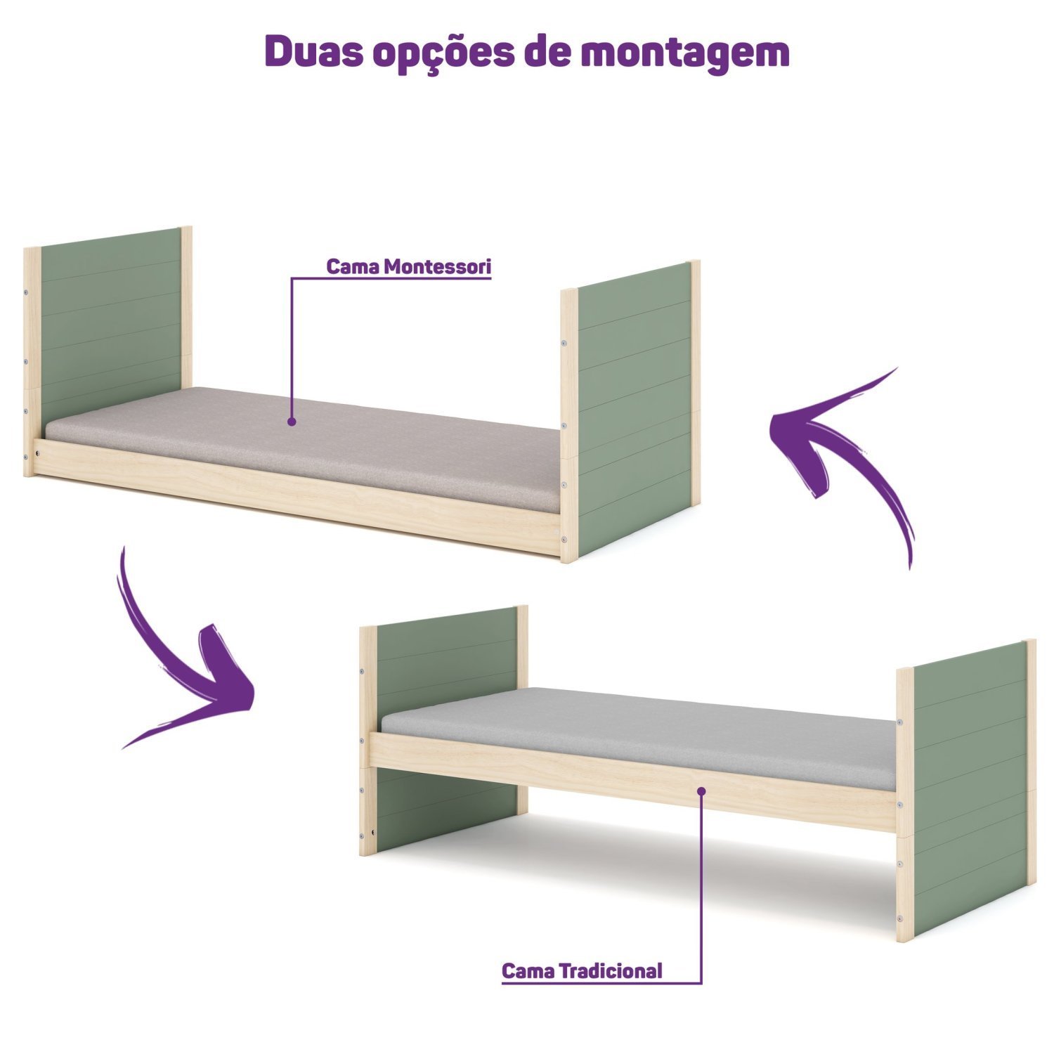 Cama Solteiro com Elevação Garden Casatema - 4