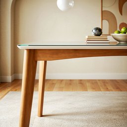 Mesa de Jantar para 6 Lugares 160cmx90cm Monalisa em Madeira Maciça - 8