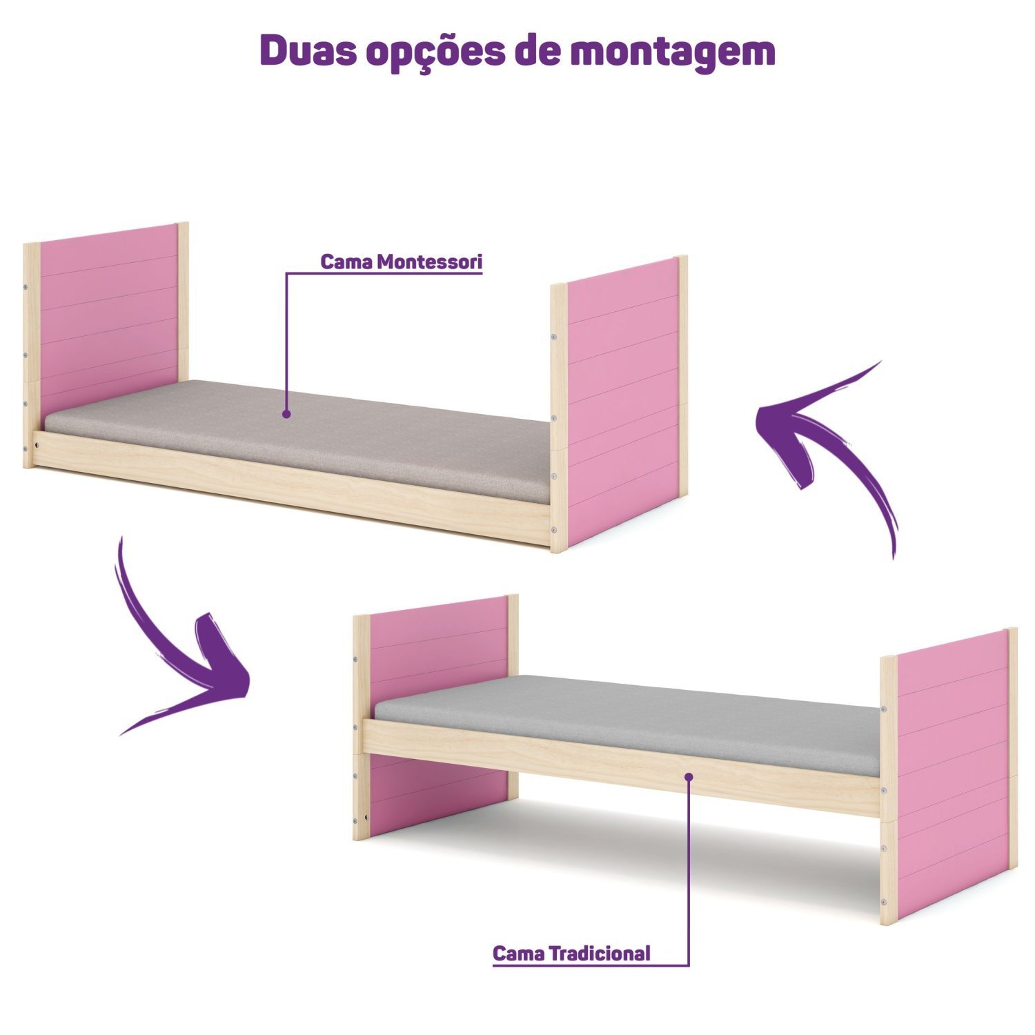 Cama Solteiro com Elevação Garden Casatema - 4