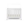 Mini Berço que Vira Cercadinho Moises Branco Acetinado - 4