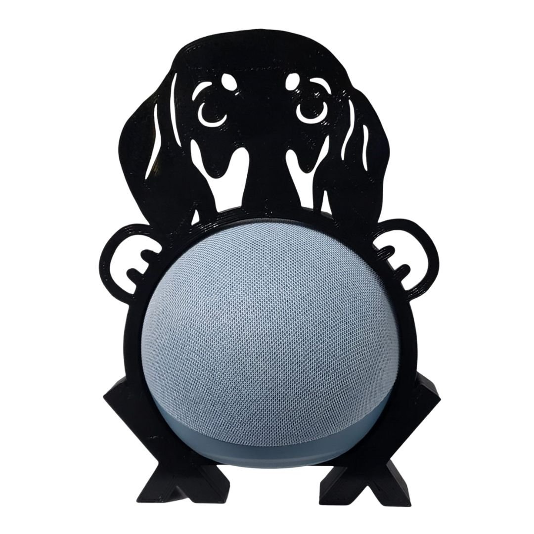 Suporte de Alexa para Echo Dot 4 e Dot 5 Cachorro "dachshund"