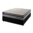 Ver imagem 6 de Conjunto Cama Box Casal c/ Molas Ensacadas Preston Preto 138x188x71