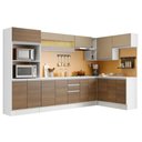 Ver imagem 2 de Armário de Cozinha Completa de Canto Smart 100% Mdf Branco