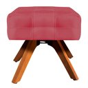 Ver mais imagens de Kit 2 Puffs Decorativos Base Giratória Karen Suede Rosê - Gran Belo