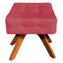 Ver imagem 7 de Kit 2 Puffs Decorativos Base Giratória Karen Suede Rosê - Gran Belo