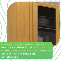 Armário Paneleiro 4 Portas 3 Prateleiras Amanda - 7