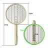 Raquete Eletrico Mata Mosquitos 4 em 1 Automatico Luz UV Mosca Pernilongo Mosquito Inseto Recarregav - 8