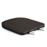 Assento Poliester Soft Close Piano Marrom Fosco para vaso Deca - 6