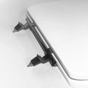 Ver imagem 4 de Assento Sanitário Poliéster Para Louça Life/Vogue Plus (Celite/Deca) Aço (Reb. Oculto) Branco Sedile