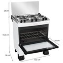 Ver imagem 7 de Fogão MFI5BF 5 Bocas Mesa Inox Mueller