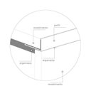 Ver imagem 5 de Perfil de Alumínio para Acabamento 10mm x 1,0cm Ravena Viscardi