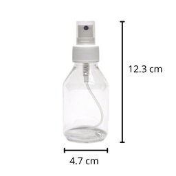 15 Frascos Spray Borrifador 100ml Baixo - 3