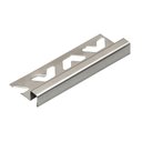 Ver imagem 2 de Perfil de Aço Inox para Acabamento 10mm X 1,2cm Firenze Inox Escovado Viscardi