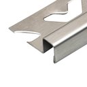 Ver imagem 3 de Perfil de Aço Inox para Acabamento 10mm X 1,2cm Firenze Inox Escovado Viscardi