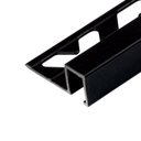 Ver imagem 2 de Perfil de Alumínio para Acabamento 10mm x 1,2cm Firenze Black Matte Viscardi Preto/Fosco