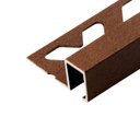 Ver imagem 2 de Perfil de Alumínio para Acabamento 10mm X 1,2cm Firenze Marrom Corten Viscardi