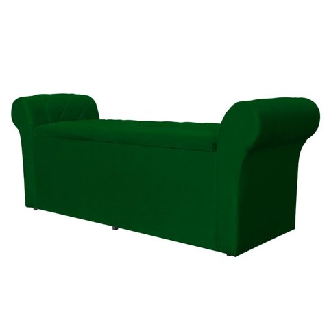 Calçadeira Sapatos Baú Cancun Estofada 195 Cm King Suede
