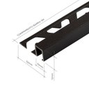 Ver imagem 5 de Perfil de Alumínio para Acabamento 10mm X 1,2cm Firenze