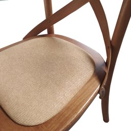 Cadeira Katrina Assento Rattan Sintético Mel - 5