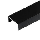 Ver imagem 2 de Perfil de Alumínio para Acabamento 10mm x 2,0cm Luxor Black Matte Viscardi Preto/Fosco