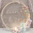 Ver imagem 1 de Porta Maternidade Floral Iluminada