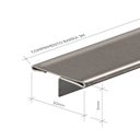Ver imagem 6 de Perfil de Aço Inox para Acabamento 5mm X 2,0cm Milano