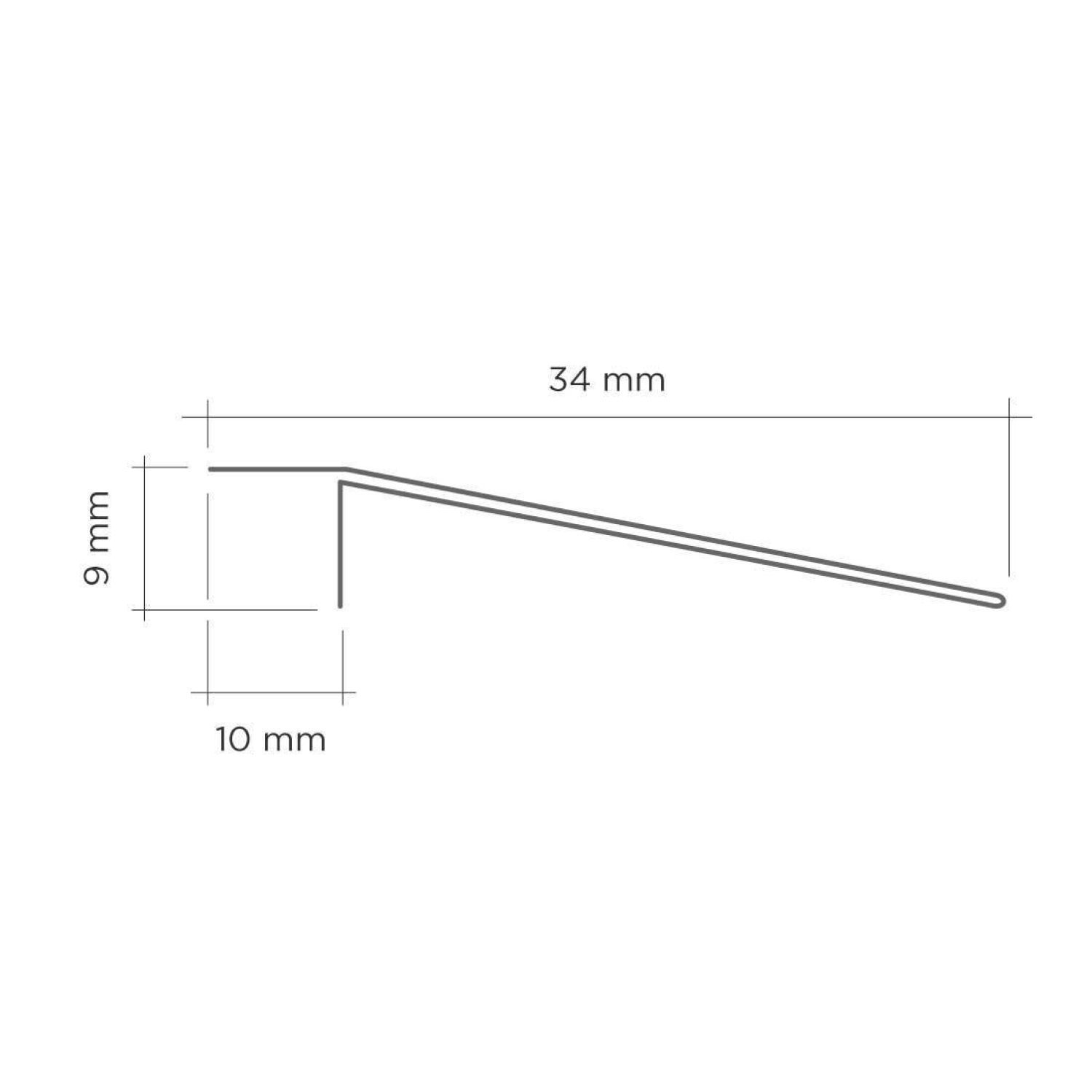 Perfil de Aço Inox para Acabamento 8mm X 3,5cm Max - 4