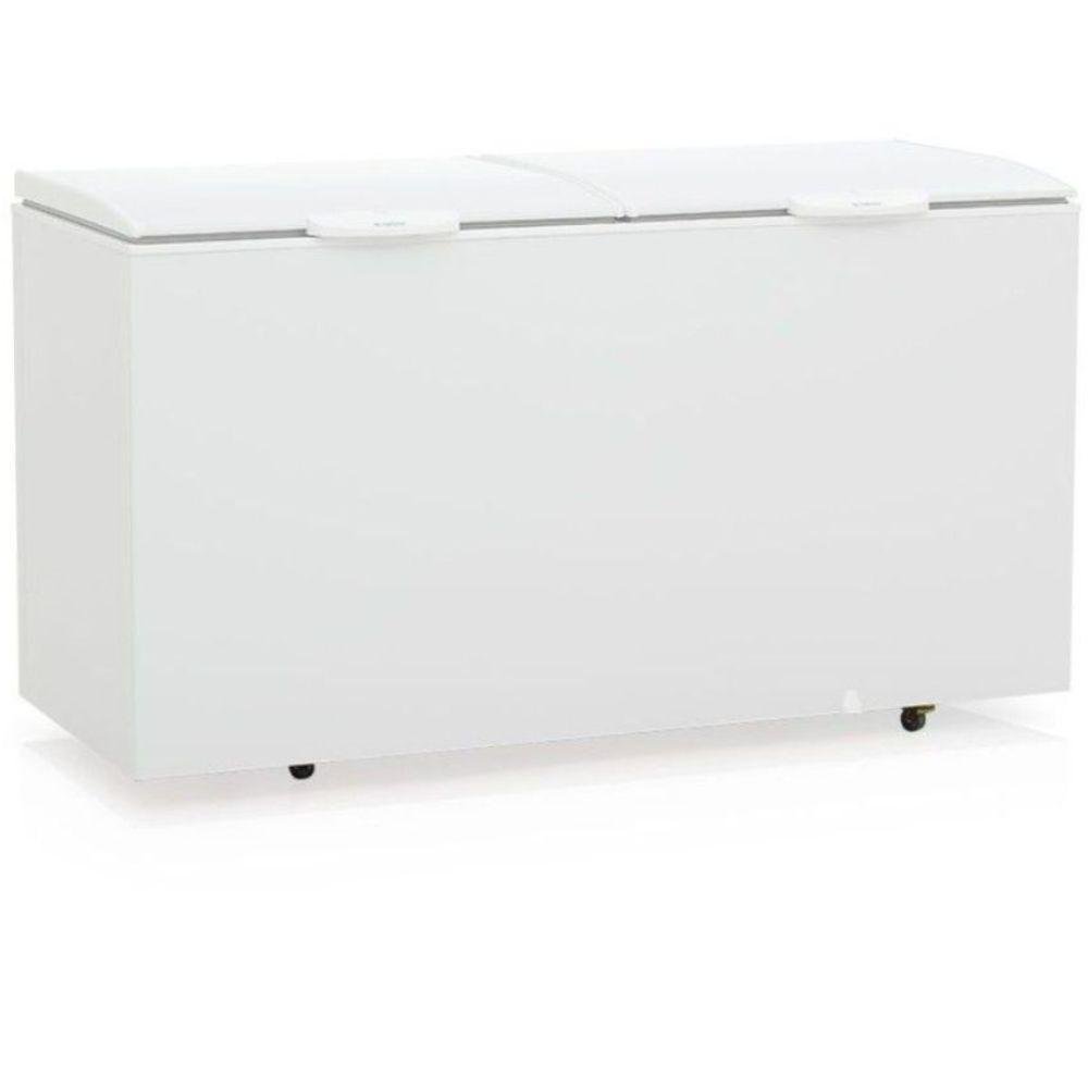 Freezer Horizontal 2 Tampas Cegas Ghbs50bn Gelopar Conservador 532 Litros Branco 220v - 1