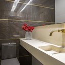 Ver mais imagens de Perfil de Alumínio para Acabamento 10mm X 1,2cm Firenze Golden Viscardi