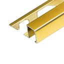 Ver imagem 2 de Perfil de Alumínio para Acabamento 10mm X 1,2cm Firenze Golden Viscardi