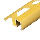 Ver imagem 2 de Perfil de Alumínio para Acabamento 10mm x 1,2cm Firenze Golden Matte Viscardi Dourado/Fosco