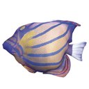 Ver imagem 1 de Almofada Decorativa  Peixe Listrado